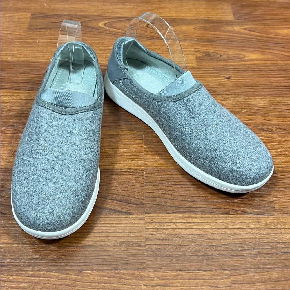 Vessi Sz 9 Mens Sunday Grey Slip Ons Casual Waterproof Comfort